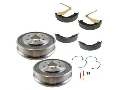 Brake Shoe and Drum Kit; Rear (05-08 Sierra 1500 w/ Rear Drum Brakes)