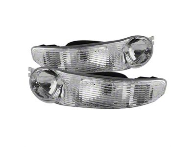 Bumper Lights; Clear (02-06 Sierra 1500 Denali)