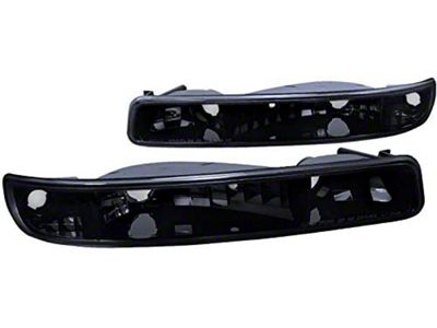 Bumper Lights; Smoked (99-06 Sierra 1500)