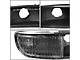 C-Bar LED DRL Headlights with Amber Corners; Clear Housing; Clear Lens (99-06 Sierra 1500)