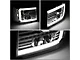 C-Bar LED DRL Sequential Projector Headlights with Clear Corners; Chrome Housing; Clear Lens (07-13 Sierra 1500)