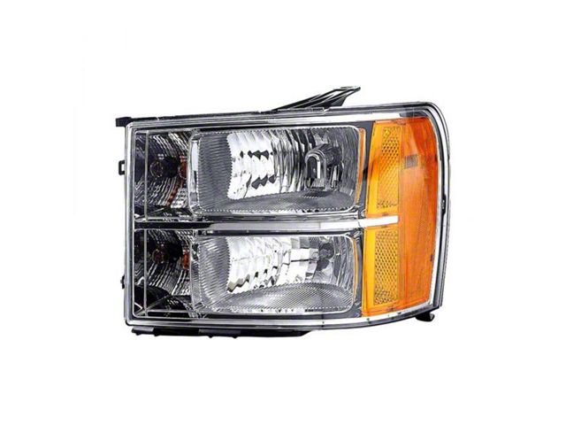CAPA Replacement Headlight; Driver Side (07-13 Sierra 1500)