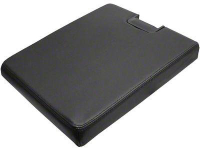 Center Console Lid; Black (07-13 Sierra 1500 w/ 40/20/40 Split Bench Seat)
