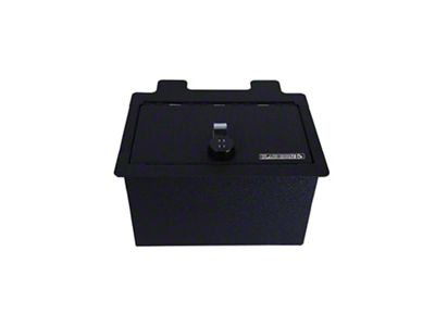 Center Console Safe with 4-Digit Combo Lock; Black (19-24 Sierra 1500)