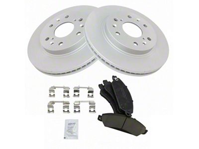 Ceramic 6-Lug Brake Rotor and Pad Kit; Front (05-06 Sierra 1500 w/ Rear Drum Brakes)