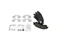 Ceramic 6-Lug Brake Rotor, Pad and Parking Shoe Kit; Rear (99-06 Sierra 1500)