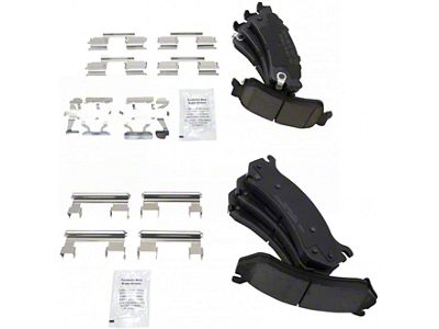 Ceramic Brake Pads; Front and Rear (99-06 Sierra 1500)