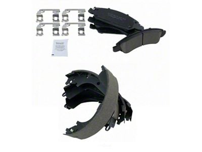Ceramic Brake Pads; Front and Rear (09-13 Sierra 1500)