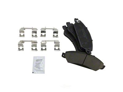 Ceramic Brake Pads; Front Pair (05-06 Sierra 1500 w/ Rear Drum Brakes)