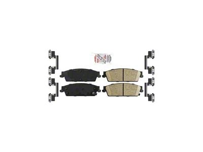 Ceramic Brake Pads; Rear Pair (07-13 Sierra 1500 w/ Rear Disc Brakes)