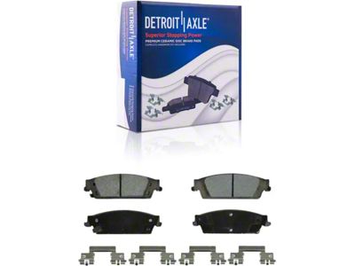 Ceramic Brake Pads; Rear Pair (14-18 Sierra 1500)