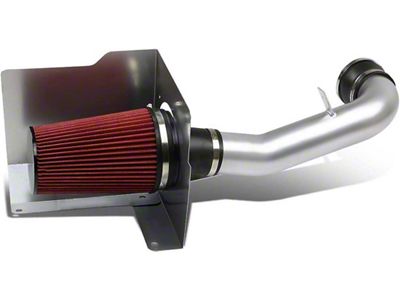 Cold Air Intake; Silver (07-08 5.3L Sierra 1500)