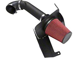 Cold Air Intake; Wrinkle Black (07-08 6.2L Sierra 1500)