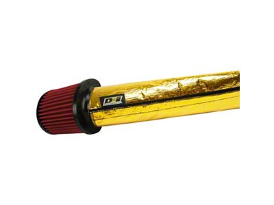 Cool Cover Air Tube Cover Kit; Gold (Universal; Some Adaptation May Be Required)