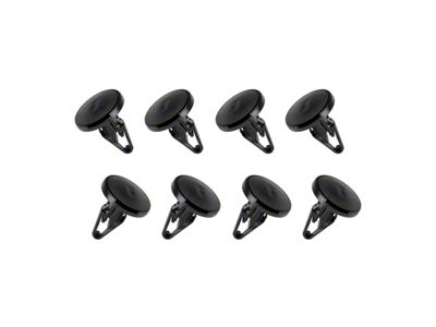 Cowl Fastener Clip Kit; 8-Pieces (19-24 Sierra 1500)