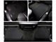 Custom Fit Front and Rear Floor Liners; Black (14-18 Sierra 1500 Double Cab)