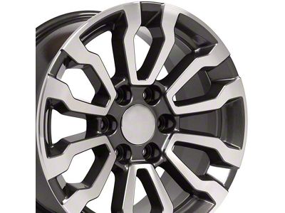 CV35 Gunmetal Machined 6-Lug Wheel; 18x8.5; 24mm Offset (19-25 Sierra 1500)