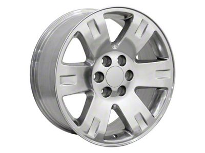 CV81 Polished 6-Lug Wheel; 20x8.5; 31mm Offset (19-25 Sierra 1500)