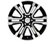 Denali Style Black Machined 6-Lug Wheel; 22x9; 24mm Offset (14-18 Sierra 1500)
