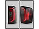 Denali Style LED Tail Lights; Black Housing; Red Lens (14-18 Sierra 1500 w/ Factory Halogen Tail Lights)