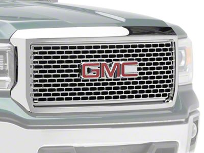 Denali Style Upper Replacement Grille; Chrome (14-15 Sierra 1500)