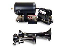 Direct Fit Onboard Air System and Model 220 Dual Train Horn (07-18 Sierra 1500)