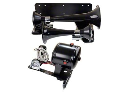 Direct Fit Onboard Air System and Model 220 Dual Train Horn (19-25 Sierra 1500)