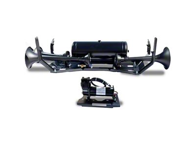 Direct Fit Onboard Air System and Model 730 Demon Triple Train Horn (07-18 Sierra 1500)