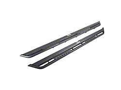 Go Rhino Dominator Xtreme DT Side Step Bars; Textured Black (19-26 Sierra 1500 Crew Cab)