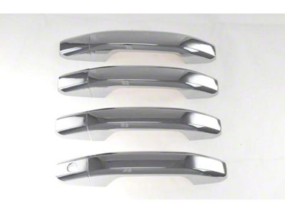 Door Handle Covers; Chrome (14-18 Sierra 1500 Double Cab, Crew Cab)