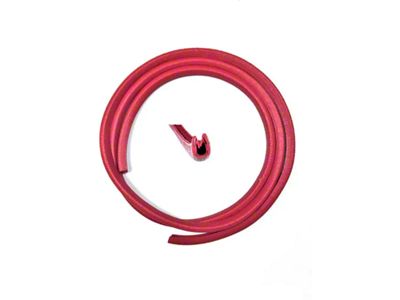 Door Jamb Windlace Trim; Red (99-06 Sierra 1500)