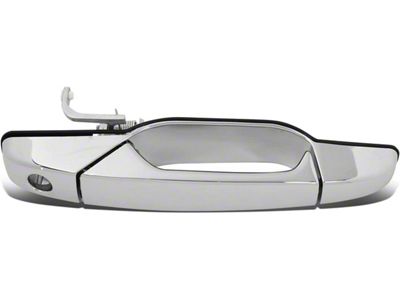 Door Pull Handle with Keyhole; Front Passenger Side; Chrome (07-13 Sierra 1500)
