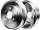 Drilled and Slotted 6-Lug Brake Rotors and Drums; Front and Rear (05-08 Sierra 1500 w/ Rear Drum Brakes)