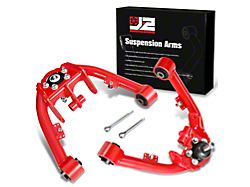 Dual Shock Mount Front Upper Control Arms for 2 to 4-Inch Lift; Red (99-06 Sierra 1500)
