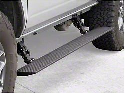 Go Rhino E-BOARD E1 Electric Running Boards; Protective Bedliner Coating (07-13 Sierra 1500 Crew Cab)
