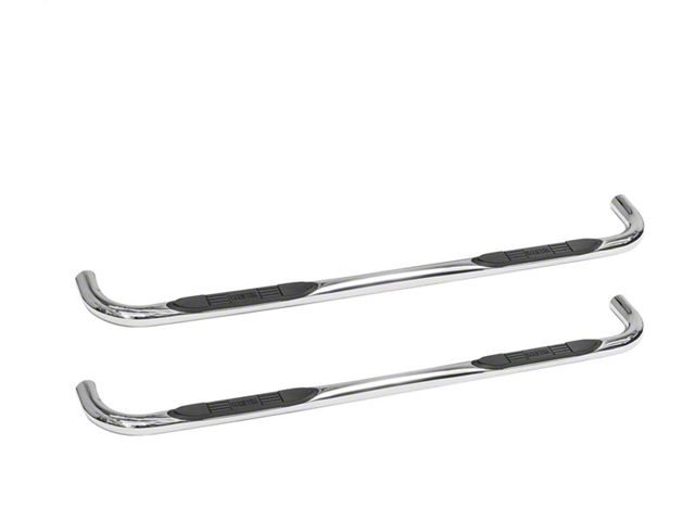 E-Series 3-Inch Nerf Side Step Bars; Stainless Steel (19-24 Sierra 1500 Crew Cab)