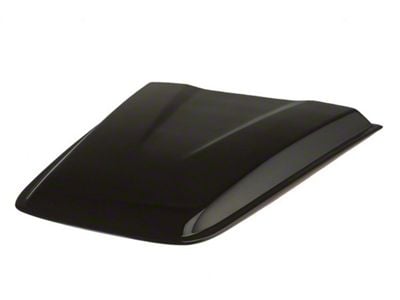 Eclipse Induction Cowl Hood Scoop; Smooth Black (01-13 Sierra 1500)