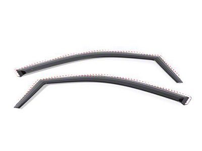 Putco Element Tinted Window Visors; Channel Mount; Front (19-25 Sierra 1500 Double Cab, Crew Cab)