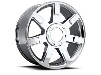 Escalade Replica Chrome 6-Lug Wheel; 22x9; 31mm Offset (14-18 Sierra 1500)