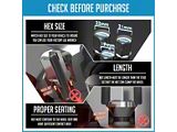 ET OEM Factory Style Black Lug Nut Kit; M14 x 1.5; Set of 24 (99-26 Sierra 1500)