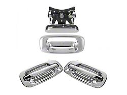 Exterior Door and Tailgate Handles; Chrome (99-06 Sierra 1500)