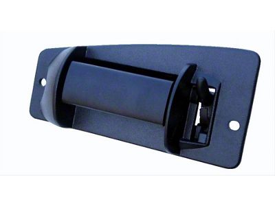 Replacement Exterior Door Handle; Black; Rear Driver Side (99-06 Sierra 1500 Extended Cab)