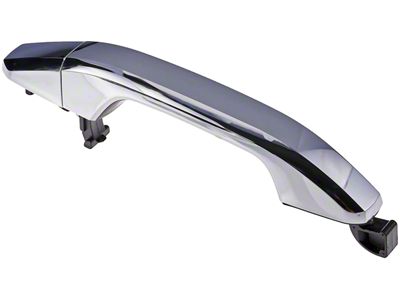 Exterior Door Handle; Chrome; Rear Driver or Passenger Side (14-18 Sierra 1500 Double Cab, Crew Cab)