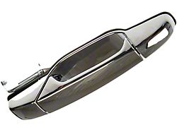 Exterior Door Handle; Chrome; Rear Passenger Side (07-13 Sierra 1500 Crew Cab)
