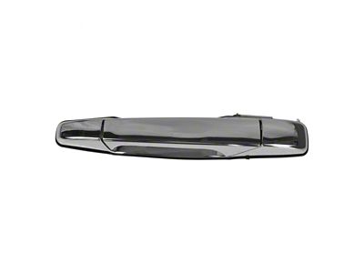 Exterior Door Handle; Rear Driver Side; Chrome (07-14 Sierra 1500 Crew Cab)