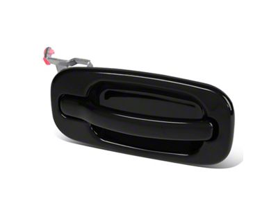 Exterior Door Handle; Rear Passenger Side; Primed Black (04-06 Sierra 1500 Crew Cab)