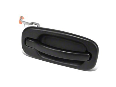 Exterior Door Handle; Rear Passenger Side; Textured Black (04-06 Sierra 1500 Crew Cab)