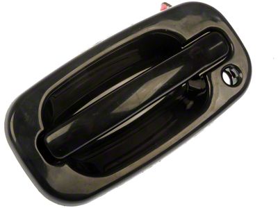 Exterior Door Handle; Smooth Black; Front Driver Side (99-06 Sierra 1500)