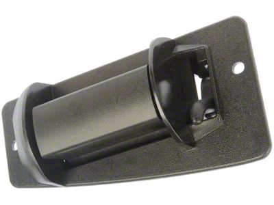 Exterior Door Handle; Smooth Black; Rear Passenger Side (99-06 Sierra 1500 Extended Cab)