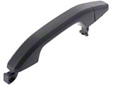 Exterior Door Handle; Textured Black; Rear Driver or Passenger Side (14-18 Sierra 1500 Double Cab, Crew Cab)